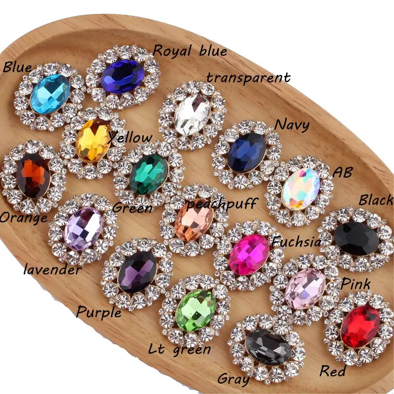 5 шт. декоративные пуговицы для платья 25 х31 мм|oval rhinestone button|rhinestone buttonsbuttons buttons |
