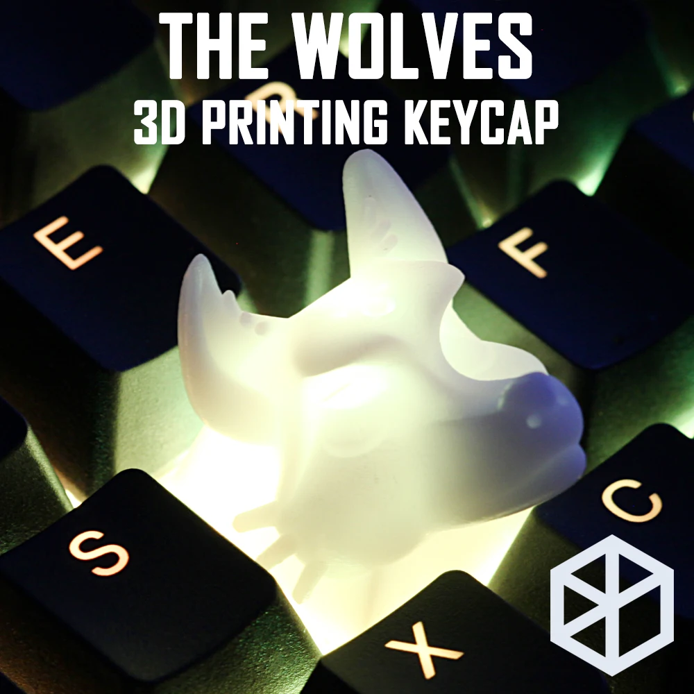 Новинка блестящая подсветка 3D-печать печать pla wolfs wolve Механическая Подсветка