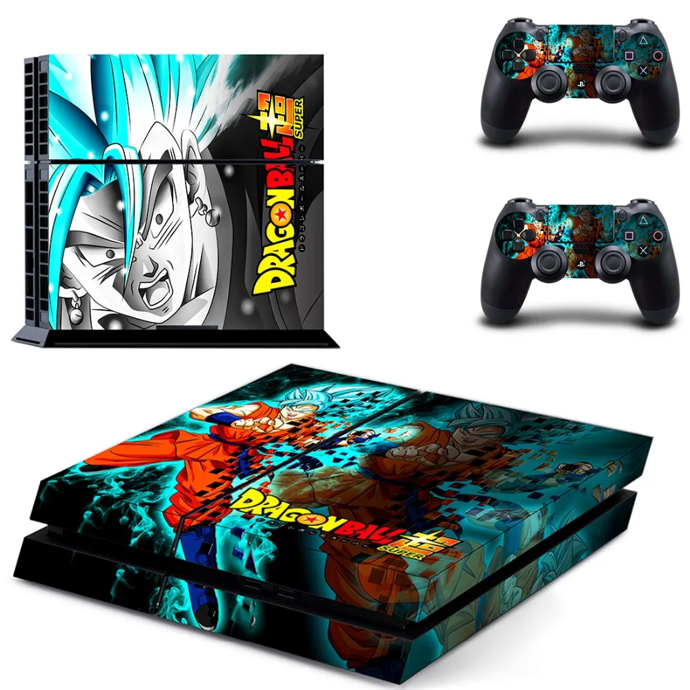 Наклейка на кожу Dragon Ball Son Goku PS4 Виниловая наклейка для консоли Sony Playstation 4 и 2