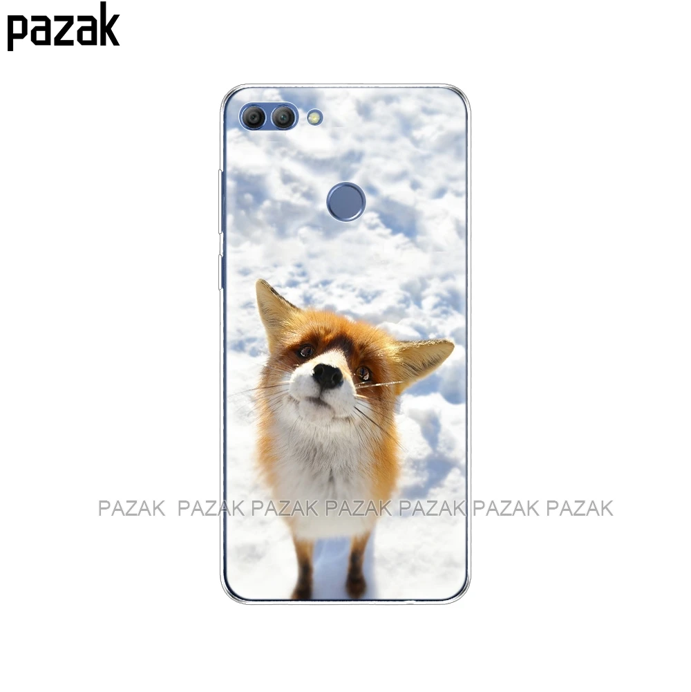 34518 Силиконовый чехол для телефона huawei p smart чехол Enjoy 7S чехол s для Psmart задняя крышка Полный 360 Защитный Мягкий ТПУ чехол Новинка - Цвет: 34518