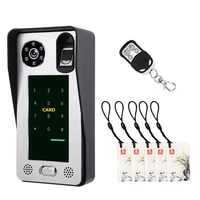 ic card password fingerprint door access control outdoor camera for video door phone