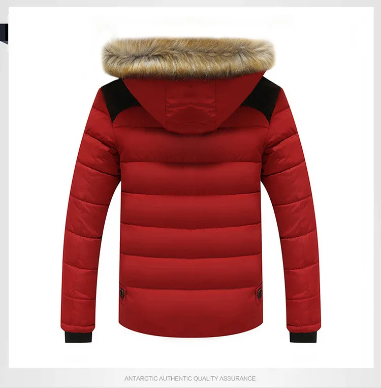 Зимняя мужская куртка camperas hombre invierno теплая с капюшоном на флисе 2018 | Мужская