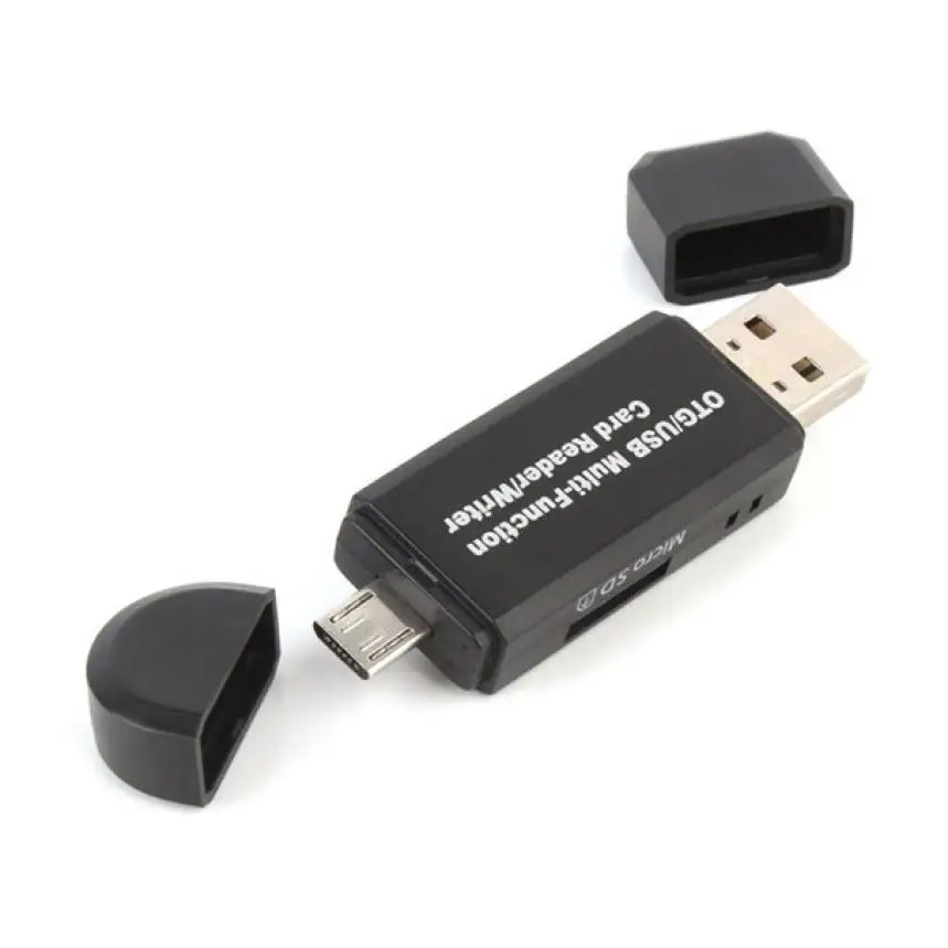 Binmer Новый мини USB 2 0 + OTG Micro SD/SDXC TF кардридер адаптер U диск горячая Распродажа