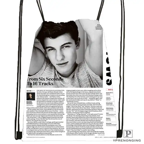Рюкзак Shawn Mendes на заказ 1 сумка шнурке милый детский рюкзак 31x40 см #2018612 01 33|Мешки с