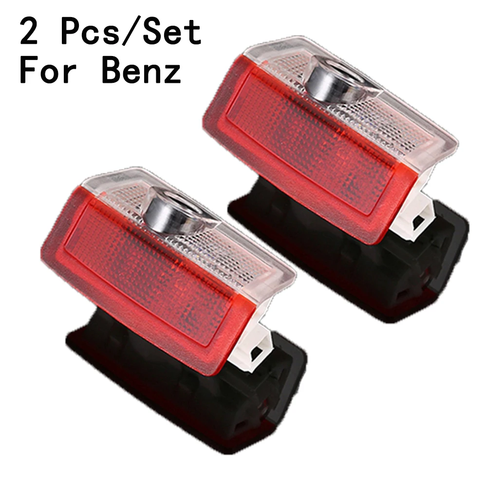For Benz GLK/X204/W169/W168/W245 Weclome Lamp With Logo 2Pcs/Set Only LED Courtesy Lens Ghost Shadow Projetor 3W | Автомобили и