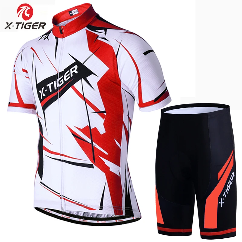 Cycling set X-Tiger Pro Набор Джерси для велоспорта летняя одежда для велоспорта Майо Ropa Ciclismo Одежда для гонок и велоспорта комплект одежды для горного велосипеда - Цвет: Cycling set