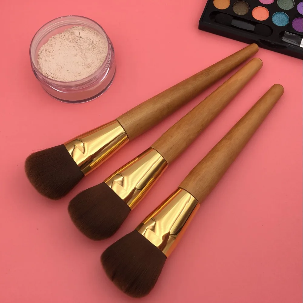 Многофункциональные Натуральные Бамбуковые кисти для макияжа T Series