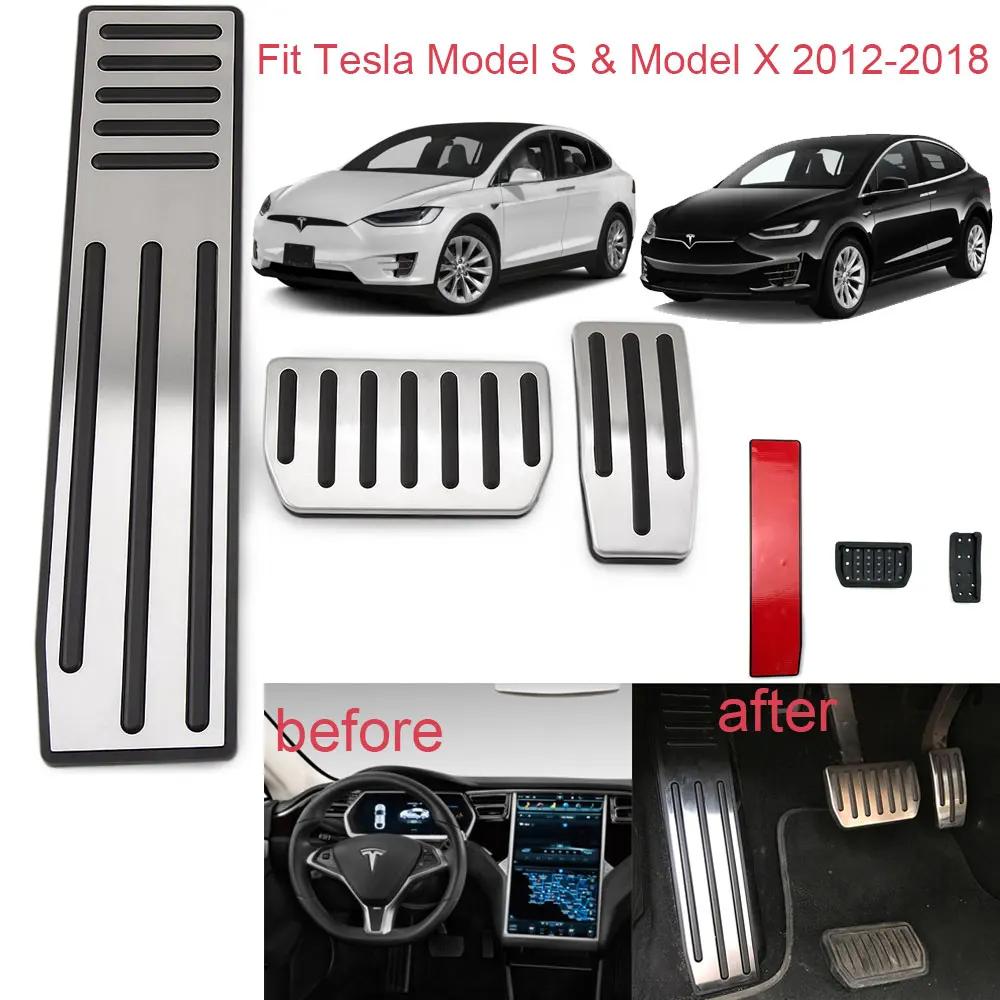 Автомобильные аксессуары для Tesla алюминиевого сплава Нескользящие не прилипает