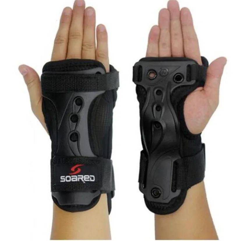 1PCS Hand Pad Black Парящий короткий защитный набедренный коврик для катания на лыжах, коньках, сноуборде, катании на лыжах, защита от падения, роликовые Мягкие Шорты - Цвет: 1PCS Hand Pad Black
