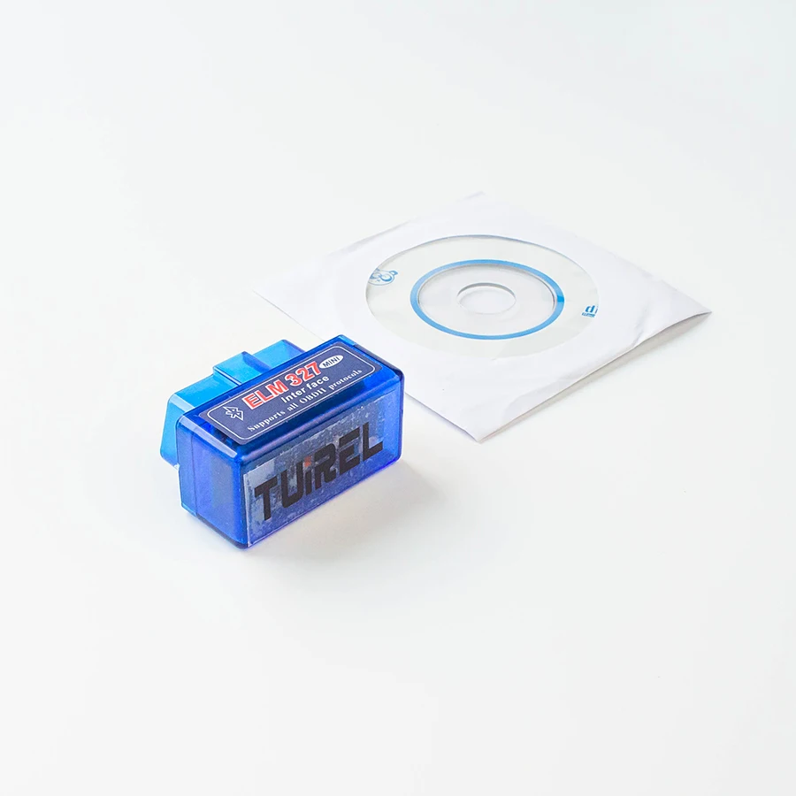 Мини ELM327 Bluetooth OBD2 аппаратное обеспечение V1.5 программное V2.1 диагностический