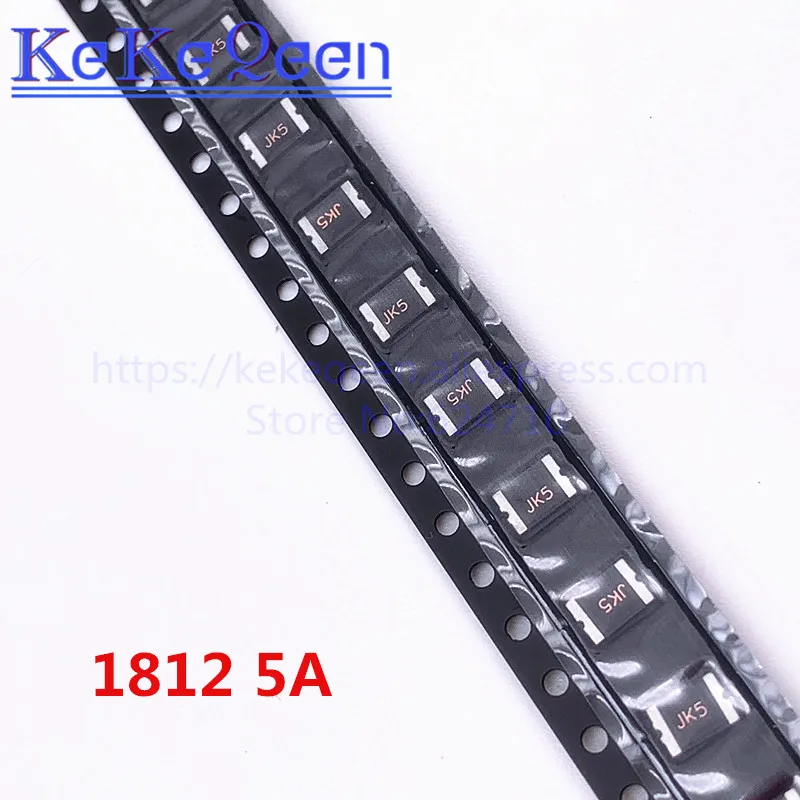 100 шт. сбрасываемые предохранители PTC 1812 5A 5000MA 8V 18V 24V 48V 60V SMT SMD PPTC | Обустройство
