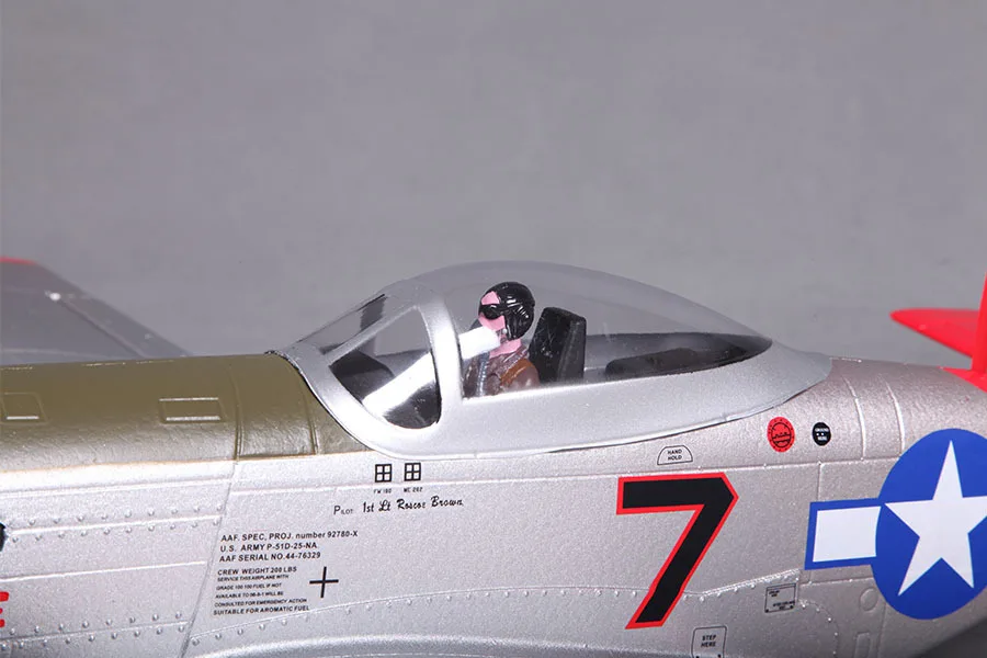 FMS 800 мм/Mini Warbird P51/P-51 D Mustang V2 красный хвост PNP Duralble EPO весы радиоуправляемая модель