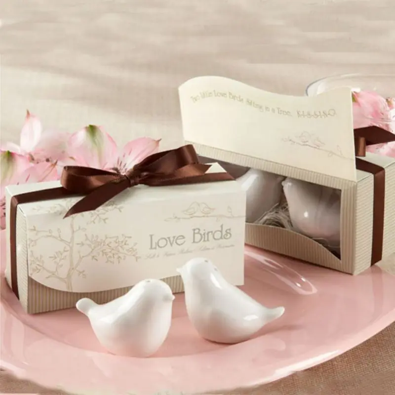 1 Набор/2 шт Креативный дизайн Love Bird шейкер для соли и перца Pots Cruet Caster контейнер