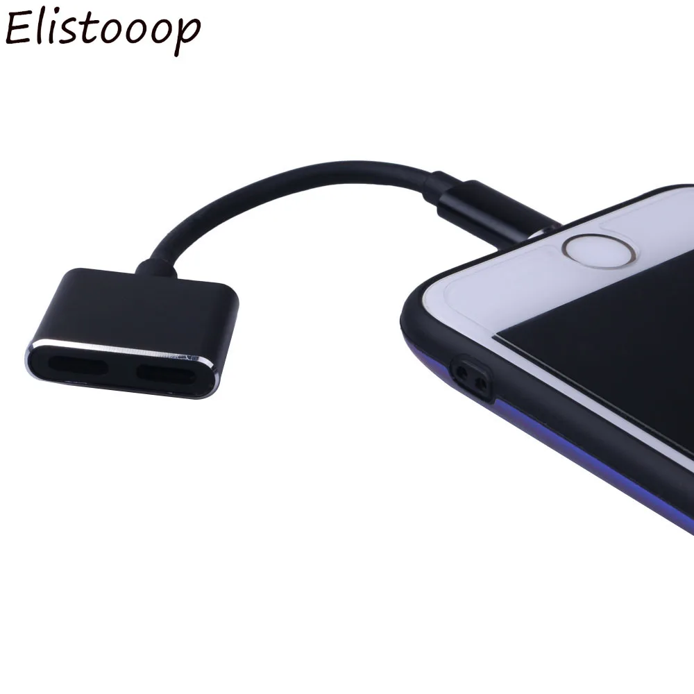Для Lightning to Dual для 2в1 зарядка аудио адаптер наушники кабель конвертер Apple iPhone |