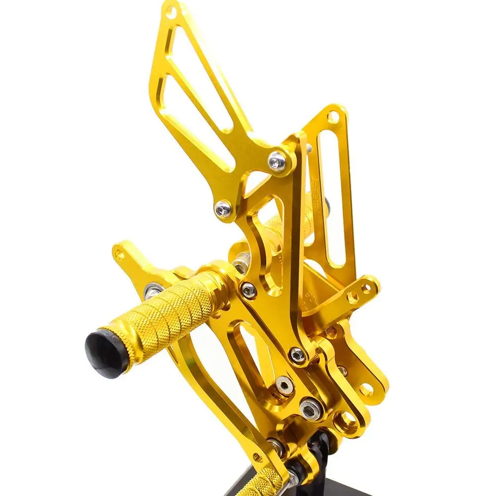 Для Honda CBR600RR CBR600 мотоцикл подножки ЧПУ Регулируемая Rearset подставки для ног CBR 600RR 600 Подножки педаль