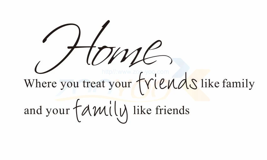 Домашний друг домашний декор креативная цитата Настенная Наклейка zooyoo8057