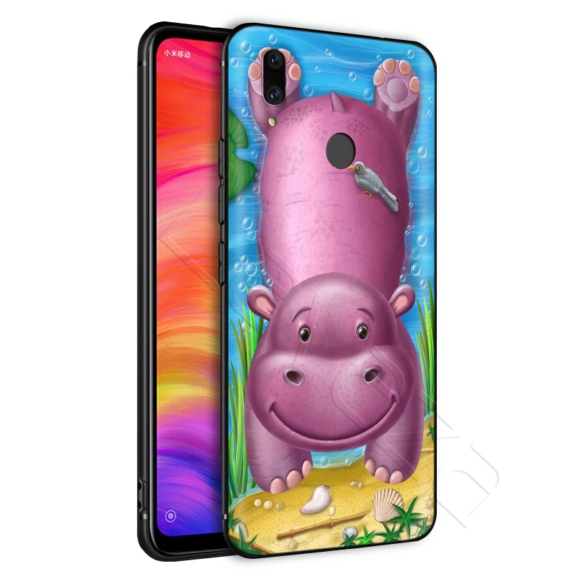 Милый чехол Lavaza с мультяшным бегемотом для Xiaomi Redmi Note 4A 4X 5 5A 6 6A 7 S2 Pro Go Prime Plus |