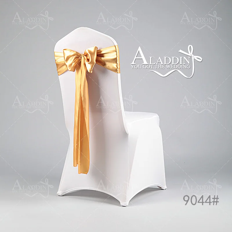 100 шт. Свадебные украшения атласная стул створки в гостинице Банкетный
