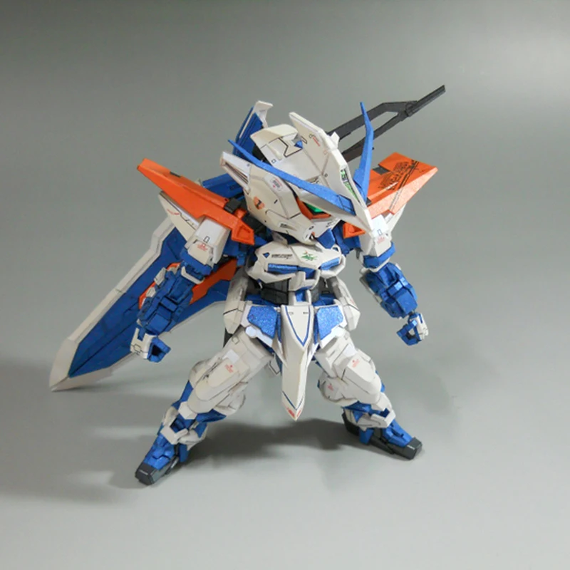 KPS оригинальная бумажная модель SD Blue Heresy GUNDAM DIY свободная линия без выреза фигурки