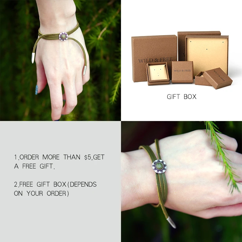 Женская обувь в винтажном стиле 5 Цвета двойной Слои кожаные браслеты