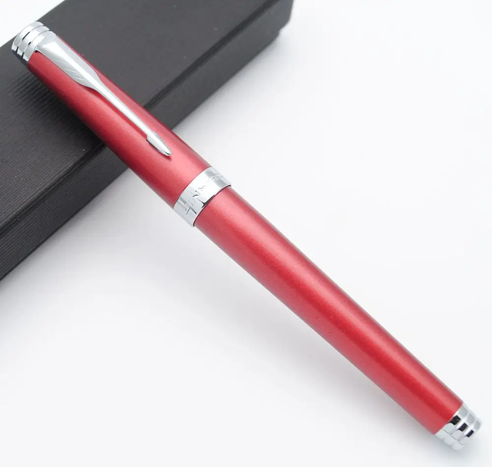 Matte Red JINHAO 997 матовая Роскошная перьевая ручка высокого качества F Перо - Цвет: Matte Red