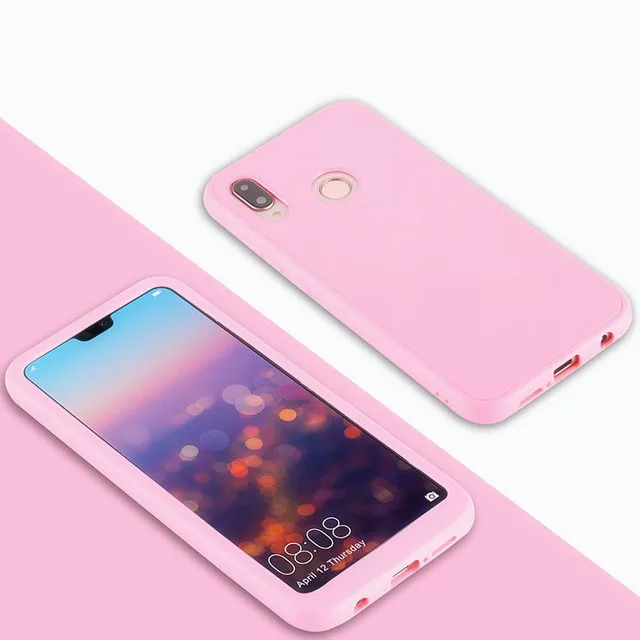 Мягкий чехол на 360 градусов для Huawei P10 P20 Lite Honor 10 9 8 7A 7C Pro Y9 Y6 Y5 2018 P Смарт Силиконовые