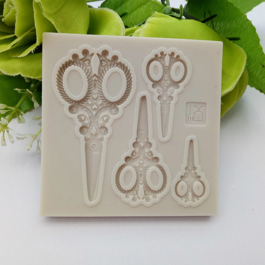 Подарочная форма для торта Sugarcraft ножницы силиконовая помадка украшения