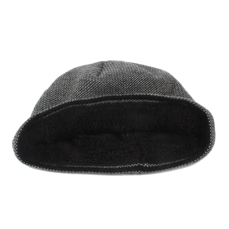 Зимняя шапка бини Skullies вязаная зимние головные уборы для мужчин и женщин