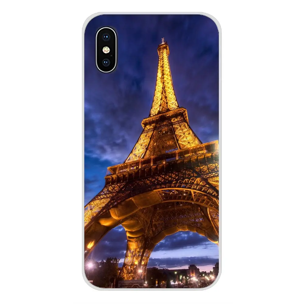 Мягкие прозрачные чехлы для Huawei G7 G8 P7 P8 P9 P10 P20 P30 Lite Mini Pro P Smart Plus 2017 2018 2019 Париж