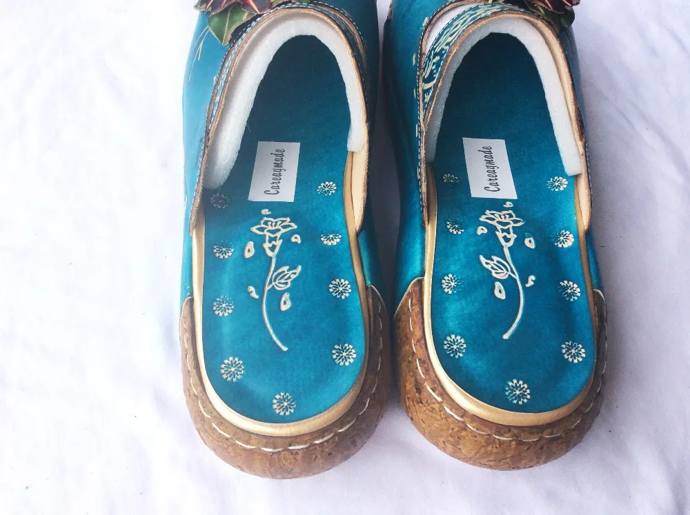 Горячая Распродажа новые горячие летние женские тапочки Careaymade из воловьей кожи