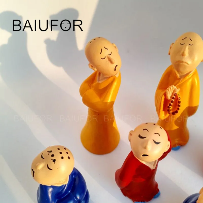 BAIUFOR миниатюры религиозная фигура монах Фея садовый декор террариумы