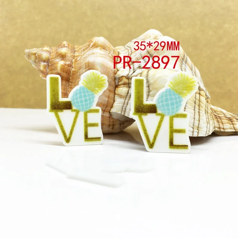 2897 30 шт. мультфильм плоская смола PR 2966 - Цвет: 2897