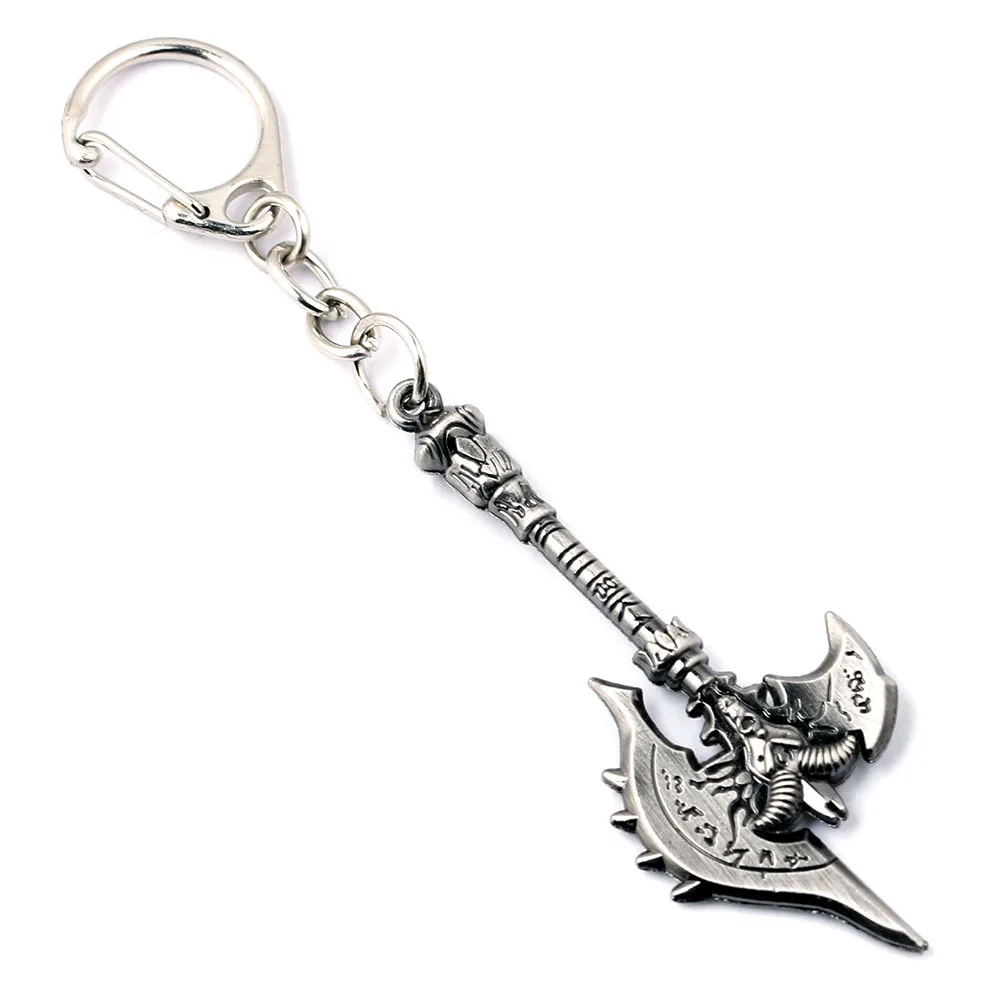 Популярная игра FPS 6 см модель оружия World of Warcraft Ax брелок для ключей Axesmithing меч