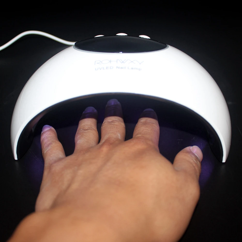 24 Вт Сушилка для ногтей светодиодный светильник три установка времени Smart Motion