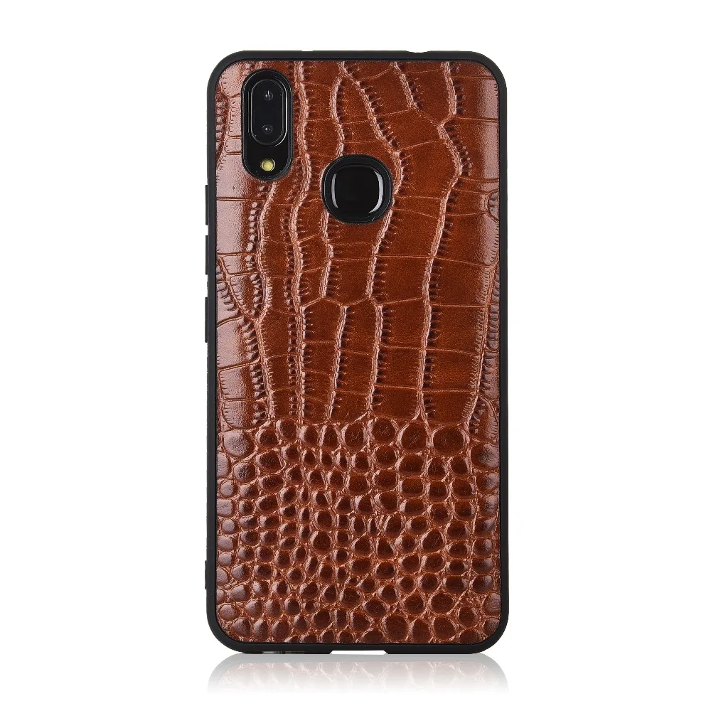 Модный чехол для Vivo X21 / UD X21i с текстурой крокодиловой кожи накладка из