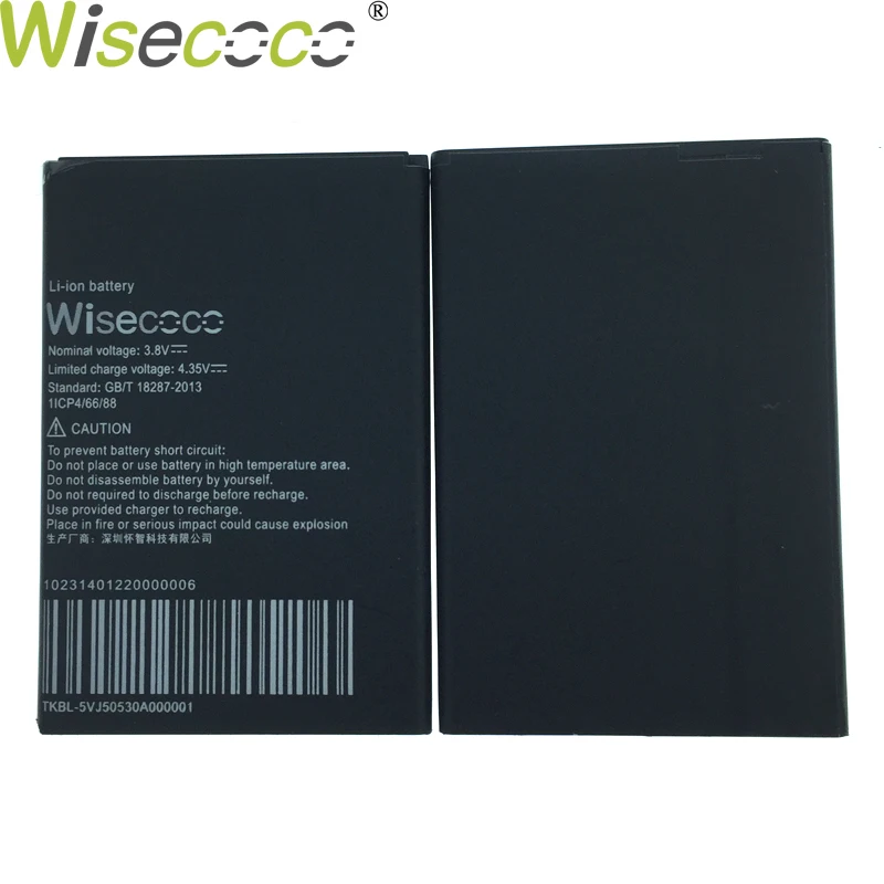 WISECOCO в наличии высокое качество новый оригинальный аккумулятор 2400 мАч для Black Fox