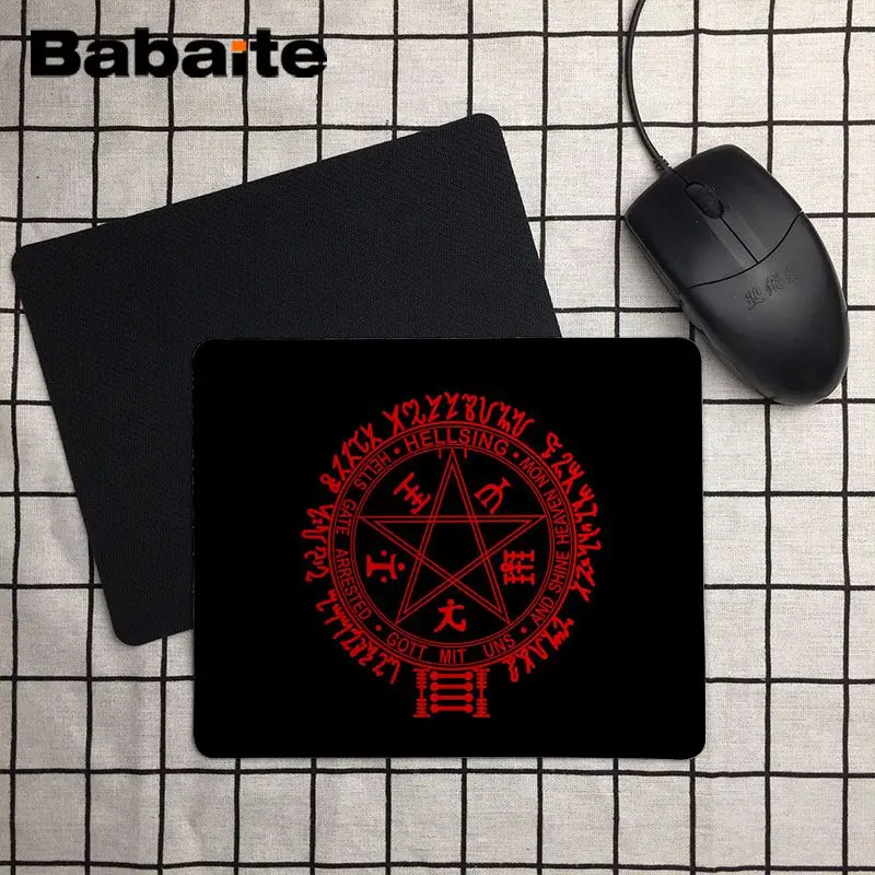 Babaite Нескользящие ПК HELLSING высокоскоростной новый коврик для мыши Размер 18x22 см 25x29