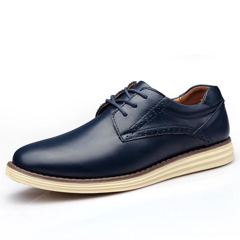 GOXPACER/Новинка сезон весна-осень Мужская обувь со шнуровкой деловая универсальная