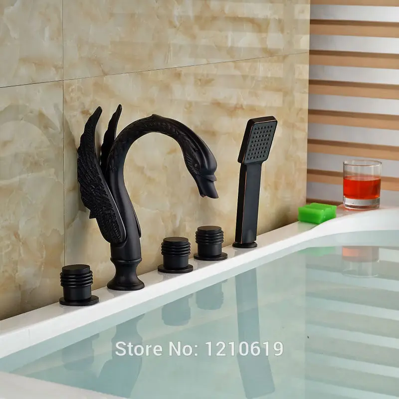 Новый Набор смесителей для душа в европейском стиле с ручным распылителем