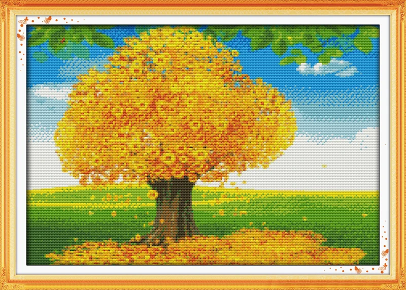 Everlasting love Money tree китайские наборы крестиков экологический хлопок штампованный 11 CT 14 CT Рождество магазин распродажа Акция