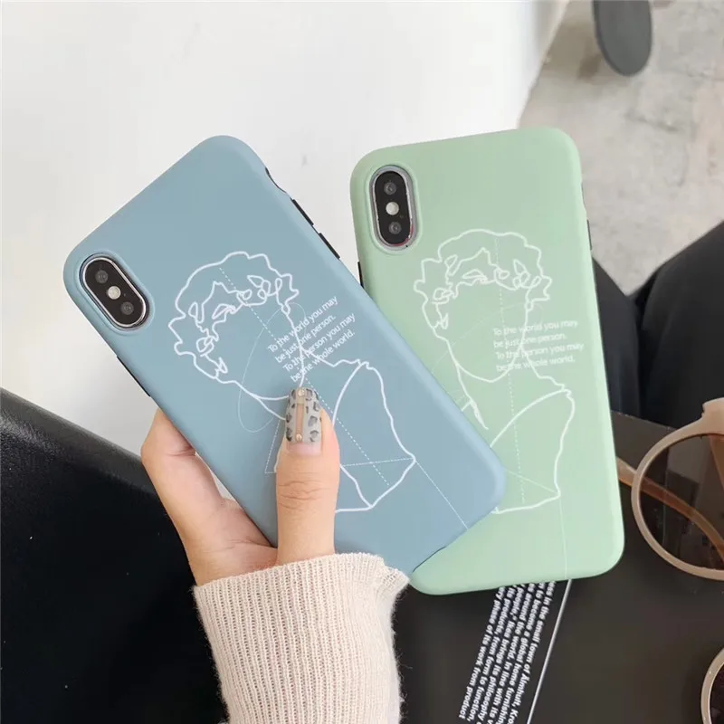 Простые линии книги по искусству символов чехол для iPhone XS Max XR X 7 плюс 8 6/S Мягкий