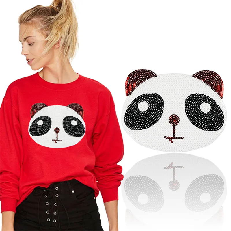 

DIY Panda sheep owl Sequins Sewing Clothes DIY Applique Clothing Jeans Craft diy Sewing Accessories