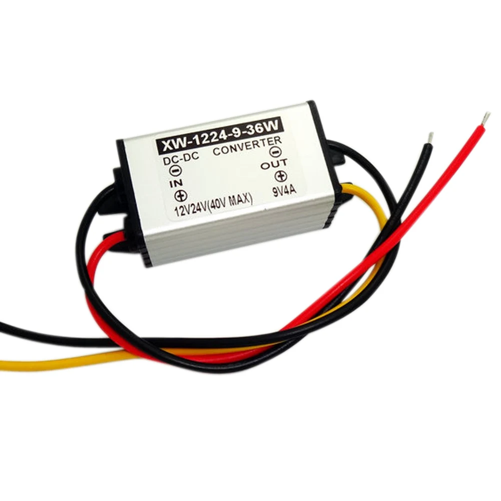 DC12V/24 В (11 40 в) понижающий до 9 в 4A 36 Вт блок питания преобразователь Регулятор