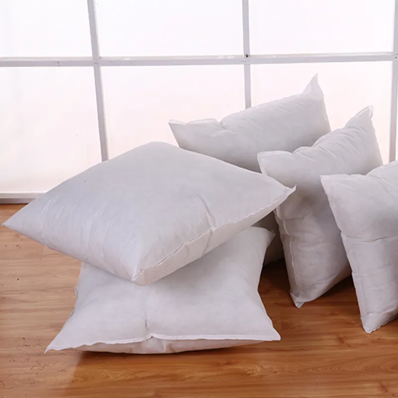 

1PC Standard Pillow Cushion Core Cushion Inner Filling Soft Throw Seat Pillow interior Car Home Decor White 40X40CM 45X45CM