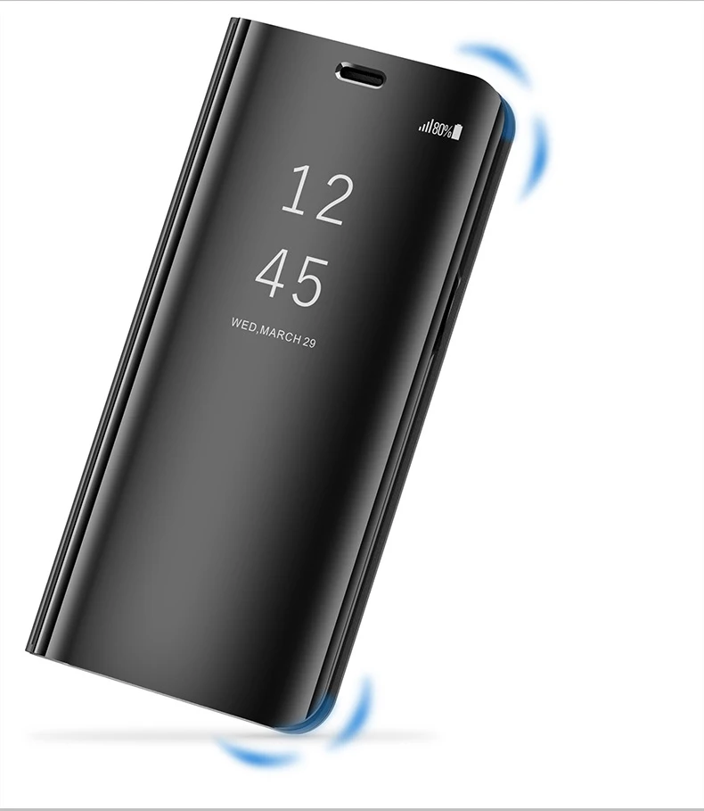 Умный чехол с окошком для Samsung Galaxy S10 Plus S10e Note 9 8 S9 S8 S7 Edge S6 edge зеркальный флип из