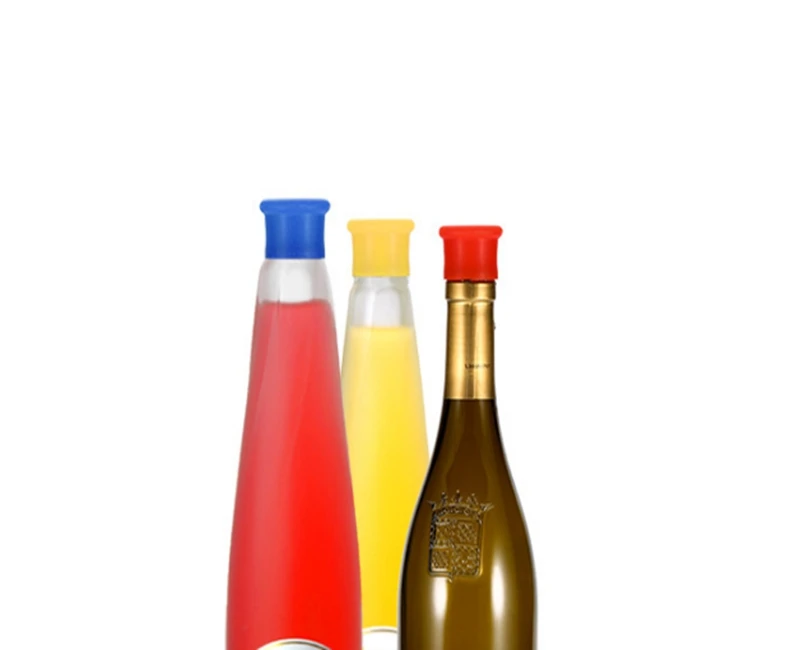 5 шт./лот силиконовые винных пробок утечки бесплатная бутылка вина-закаточных