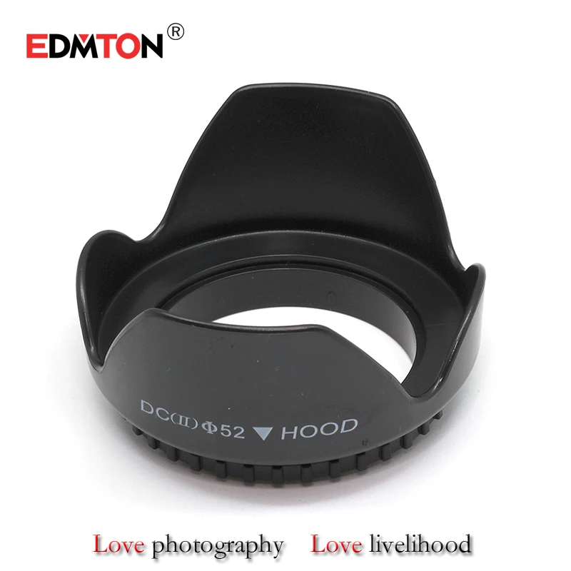 Бленда Объектива DSLR 52 мм крышка с лепестком для Canon EF 50 f/1 8 II Объектив nikon 18 55 мм|lens