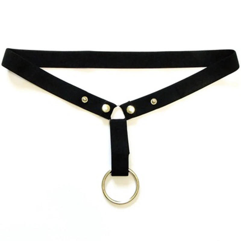 

Mens Thongs Man Fashion Underwear 2019 hot Sexy Metal Ring G String Men Thong Erotic Male Backless Jockstrap Gay