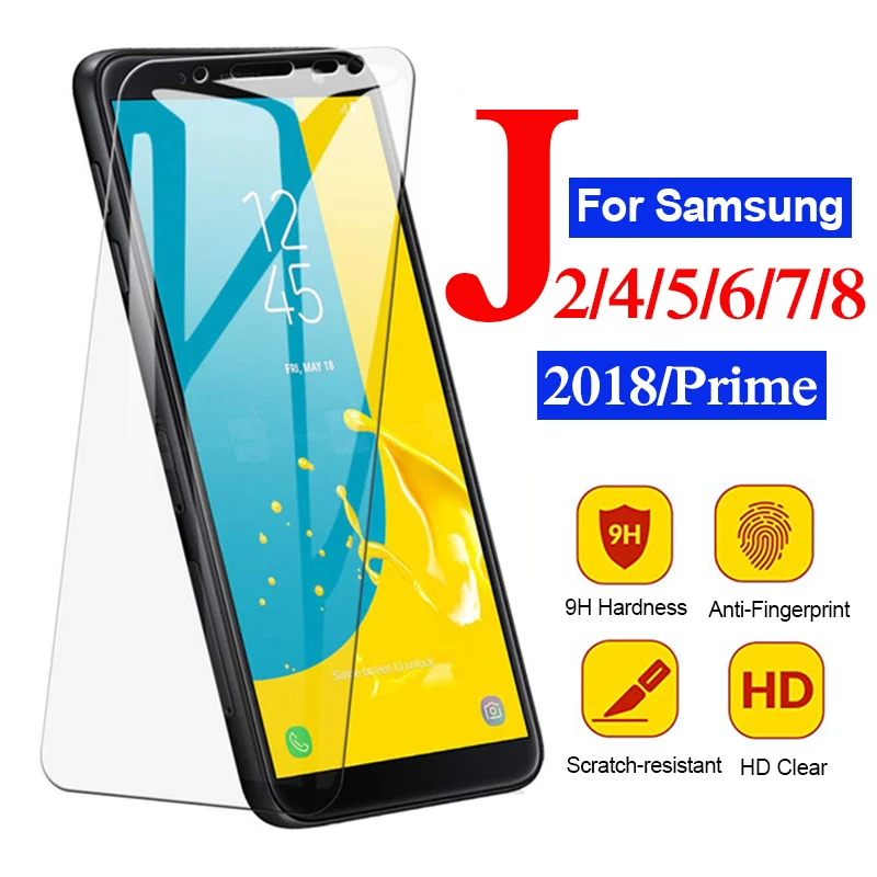 Защитное стекло для samsung j4 j6 plus 2018 j2 pro j8 j5 j7 prime экранный протектор damsung j 2 4 5 6 8