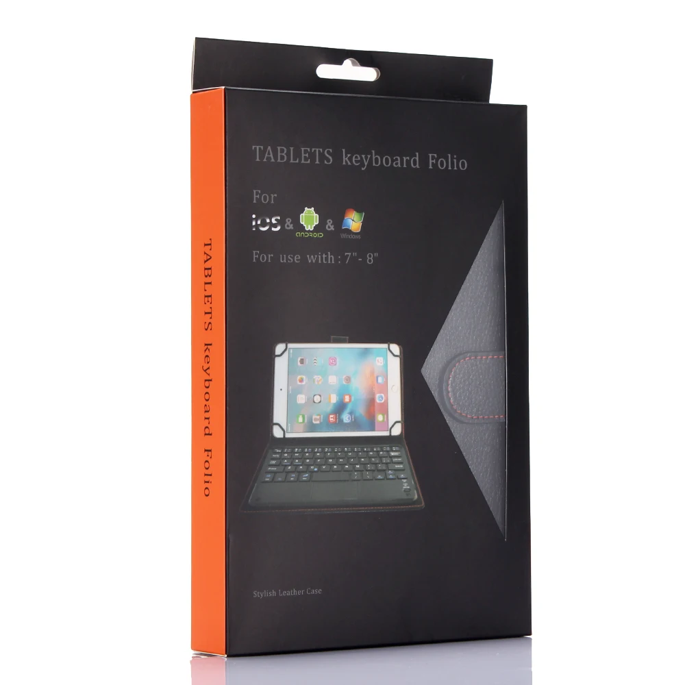Deepfox Bluetooth клавиатура чехол для 7 8 9 10 дюймов iPad планшет защитный из искусственной